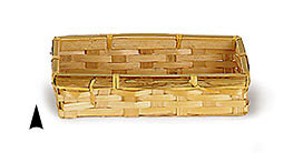 Oblong Bamboo Basket