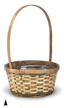 White Princess Basket w/Liner #4118/CW