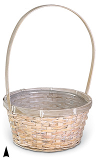 Round Tin Planter