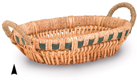 Oval Maize & Willow Tray