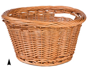 Round Willow Bushel Basket