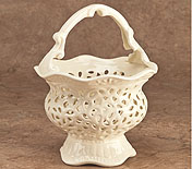 Lacy Ceramic Basket