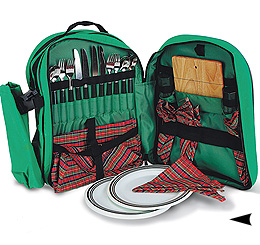 Picnic Backpack for Four People