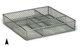 Square Metal Tray w/5 Sections
