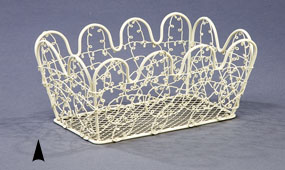 Scalloped Wire Container #2515W
