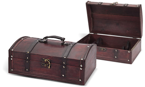 2-Bottle Wood Case