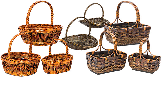 Fancy willow Baskets